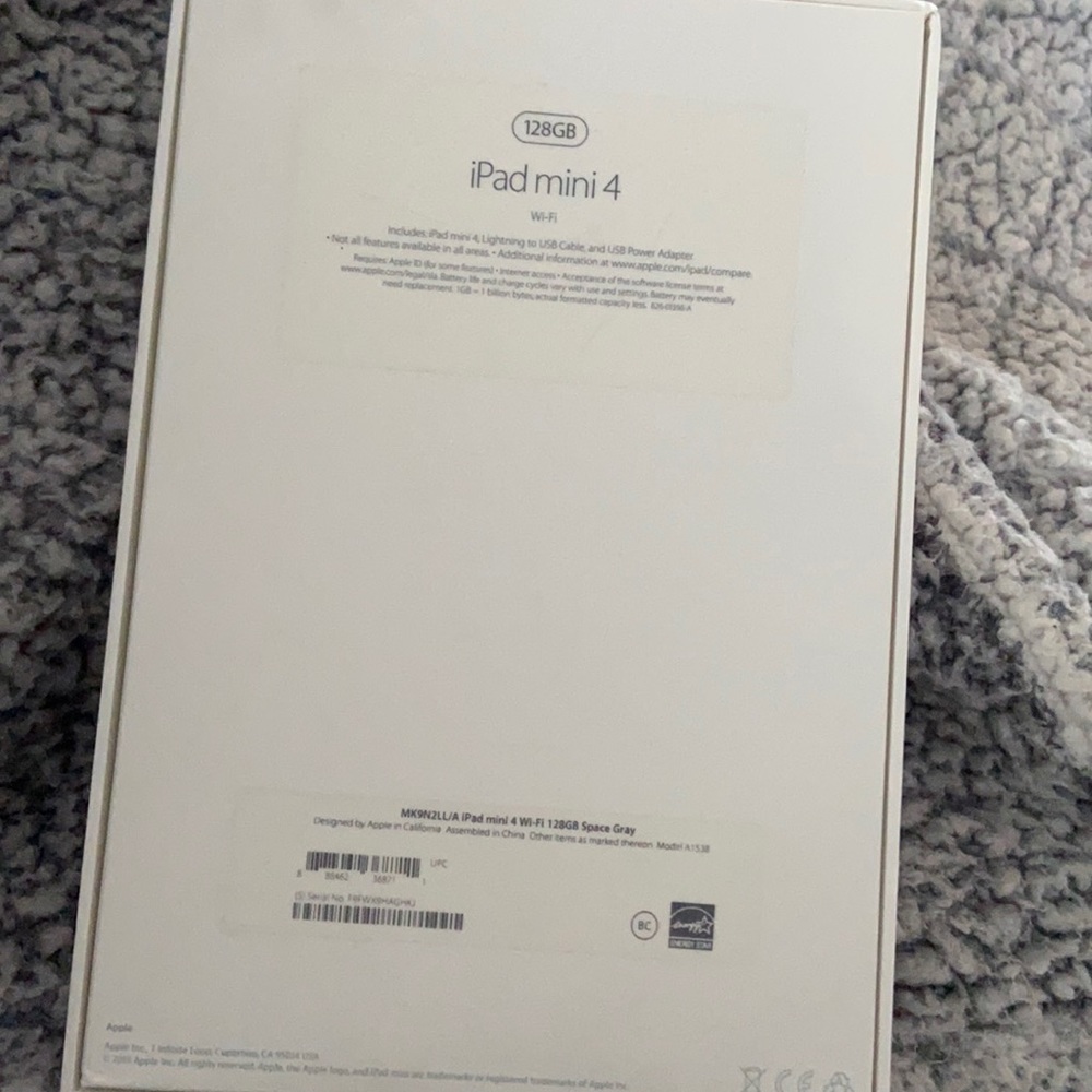 COPY - IPad Mini 4 128GB